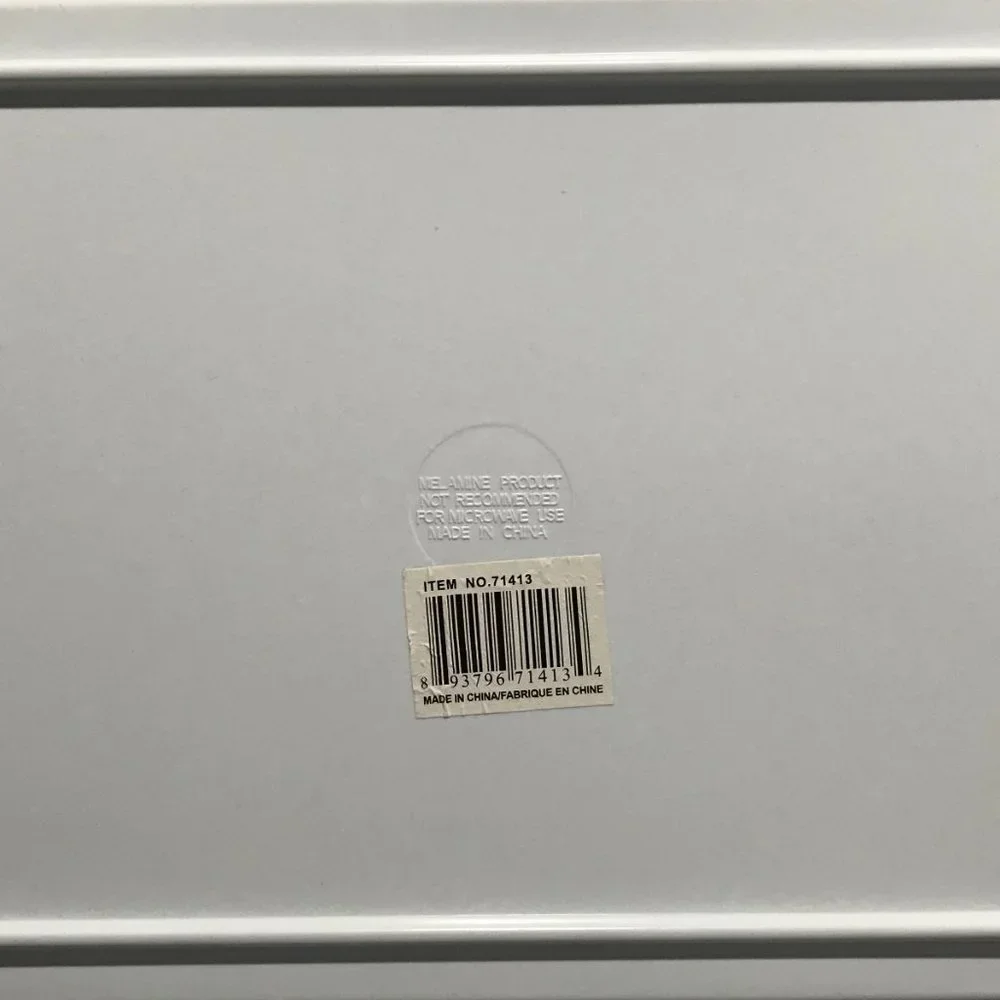2 melamine rectangular leaf trays - Picture 3 of 3